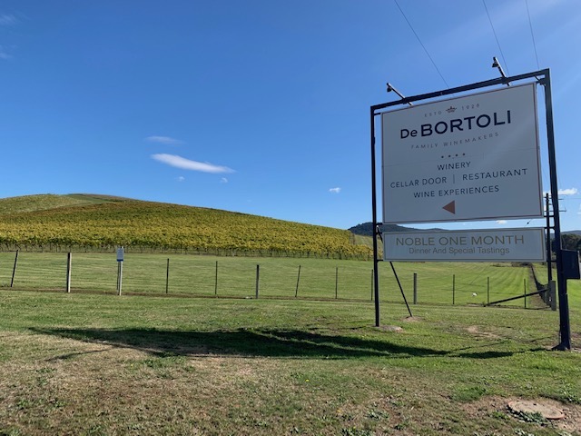 De Bortoli Is A Winery In Dixons Creek On The Melba Highway. Lush Green Vines Growing Grapes For Wine Production.