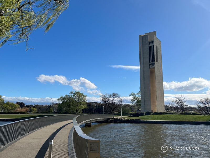 National Carillon along the Lake Burley Griffin walk Canberra.