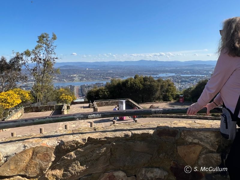 Mount Ainslie lookout is the best place to get great views over Canberra. 