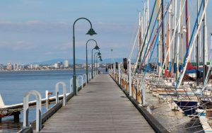 Williamstown Pier. Timber Pier With Yachts