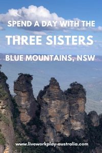 The Three Sisters Are Rock Formations In The Blue Mountains, NSW, Australia.