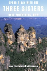 Three Sisters are a rock formation in the Blue Mountains, NSW.
