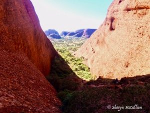 Kata Tjuta Formerly The Olgas Are 36 Domes About 58Kms From Uluru. Walk Through The Domes.