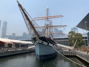 Polly Woodside 3 masted ship in Melbourne.
