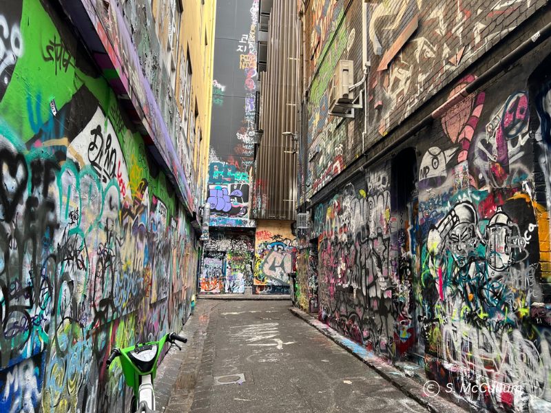 Rutledge Lane street art, Melbourne.