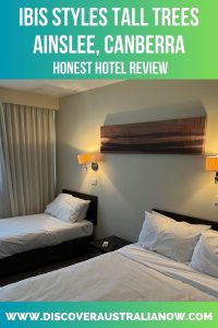 Ibis Styles Canberra Tall Trees bedroom PIN.