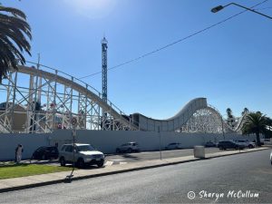 St Kilda Luna Park Big Dipper Ride.