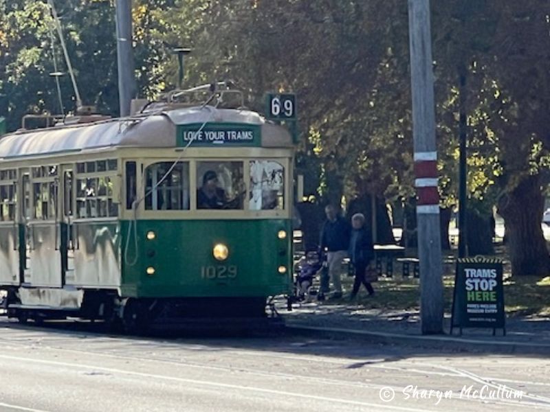 Tram ride at the Ballarat tram museum.