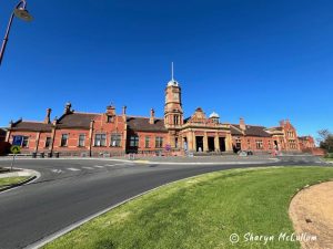 19th Century Queen Anne Style Maryborough Train Station outside.