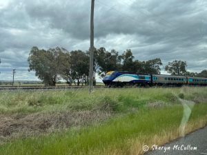 XPT heading to Melbourne.
