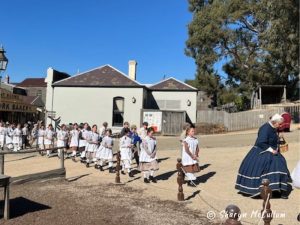 Clothes worn in the 1850s gold fields in Sovereign Hill.