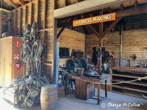 Harness making Sovereign Hill for the carts and coaches