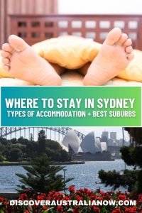 Where to stay in Sydney accommodation PIN.