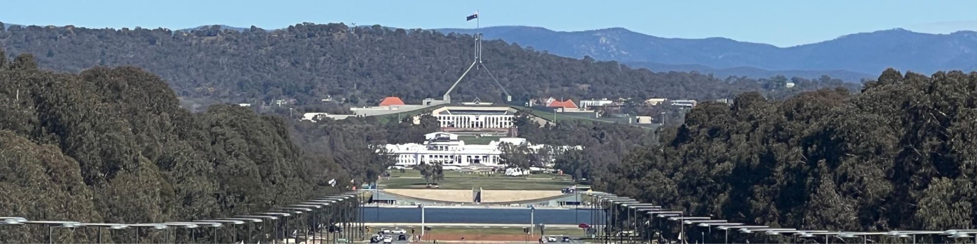 Canberra Parliament House in ACT.
