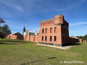 Queenscliff Fort and Black Lighthouse on the Bellarine Peninsula.