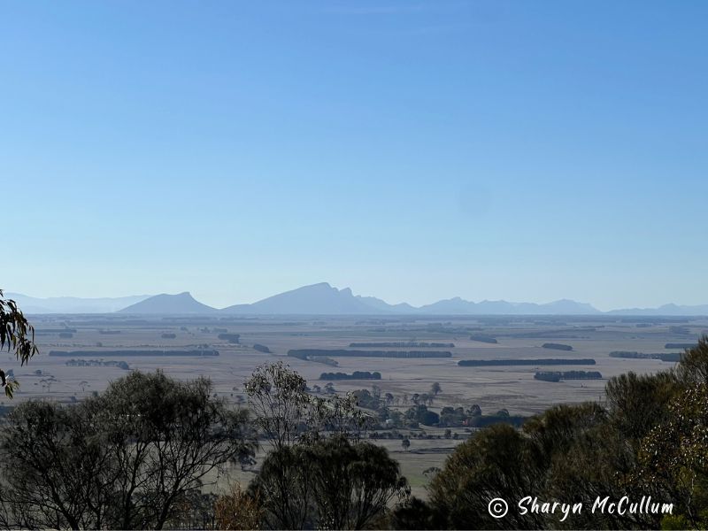GrampiansDistanceC The Grampians in the distance. They are extinct volcanoes.
