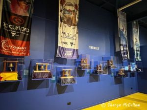 Bells trophies at the Australian National Surfing Museum.