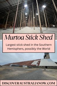 Murtoa Stick Shed inside and out on a PIN.