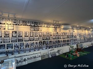 Stawell Gift Museum wall of winners. Photos of all winners since it started in 1878