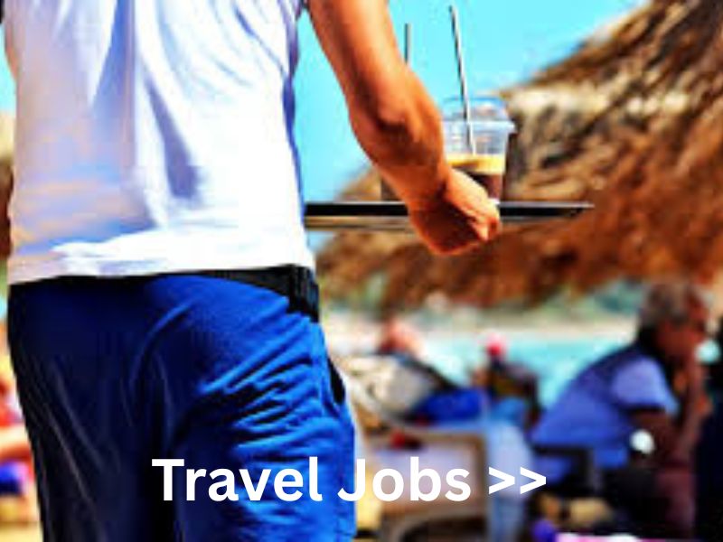 backpacker traveller with a travel job in hospitality to fund travels.