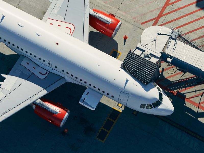 plane on the tarmac