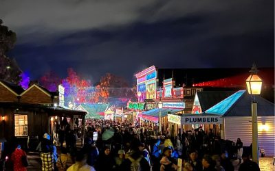 A Night Enjoying the Winter Wonderlights at Sovereign Hill, Ballarat